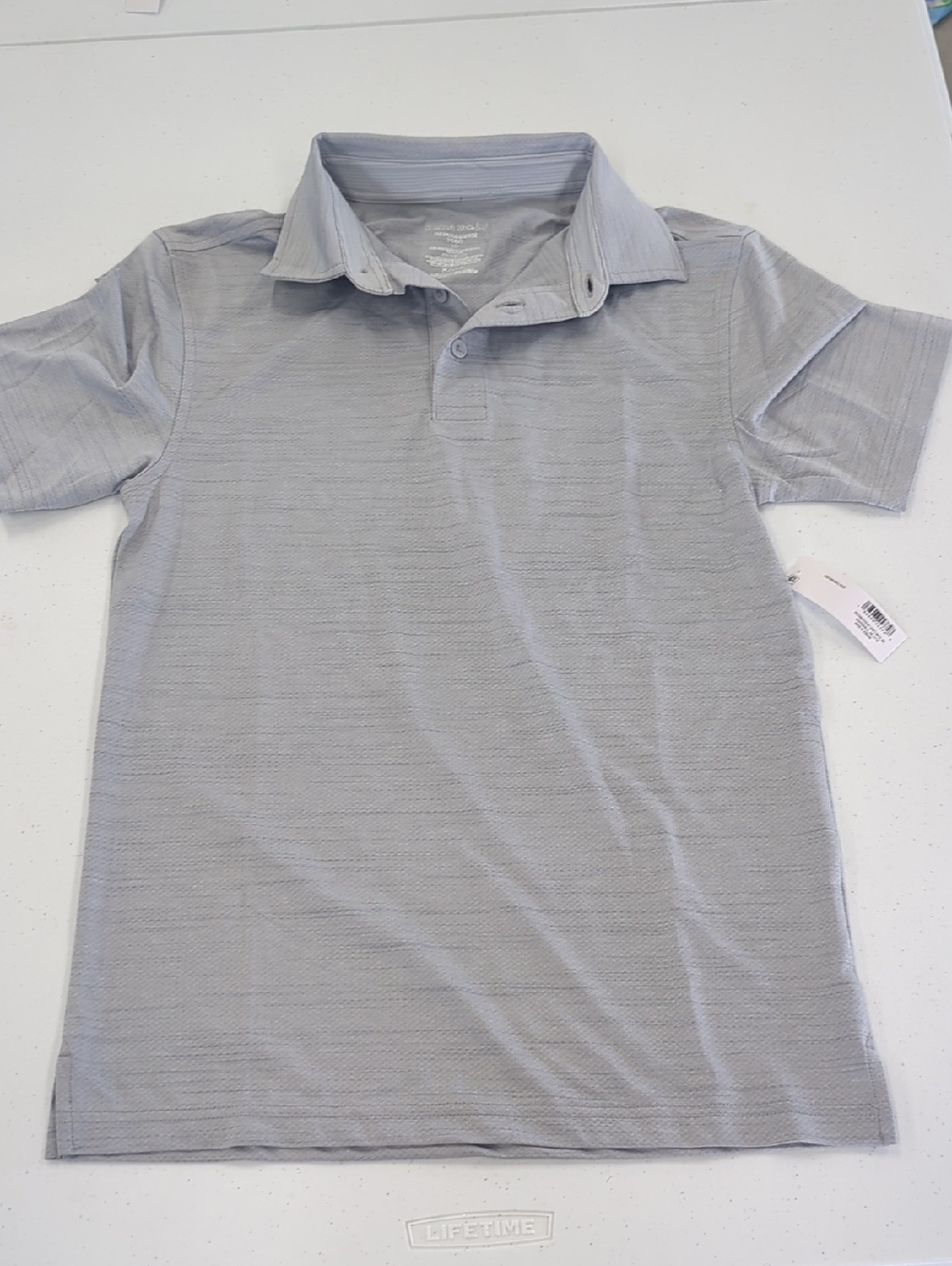 Classic Light Gray Men's Polo - Casual Short Sleeve